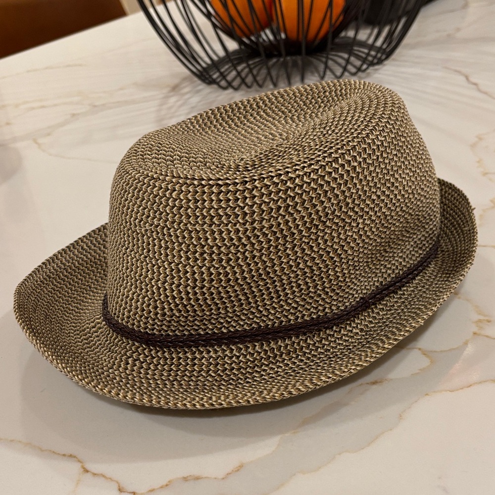 Nine West Woven Tan Hat